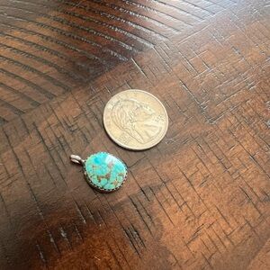 Genuine Kingman Turquoise pendant